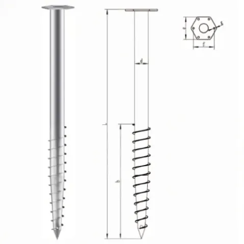 JH Series Helical Piles